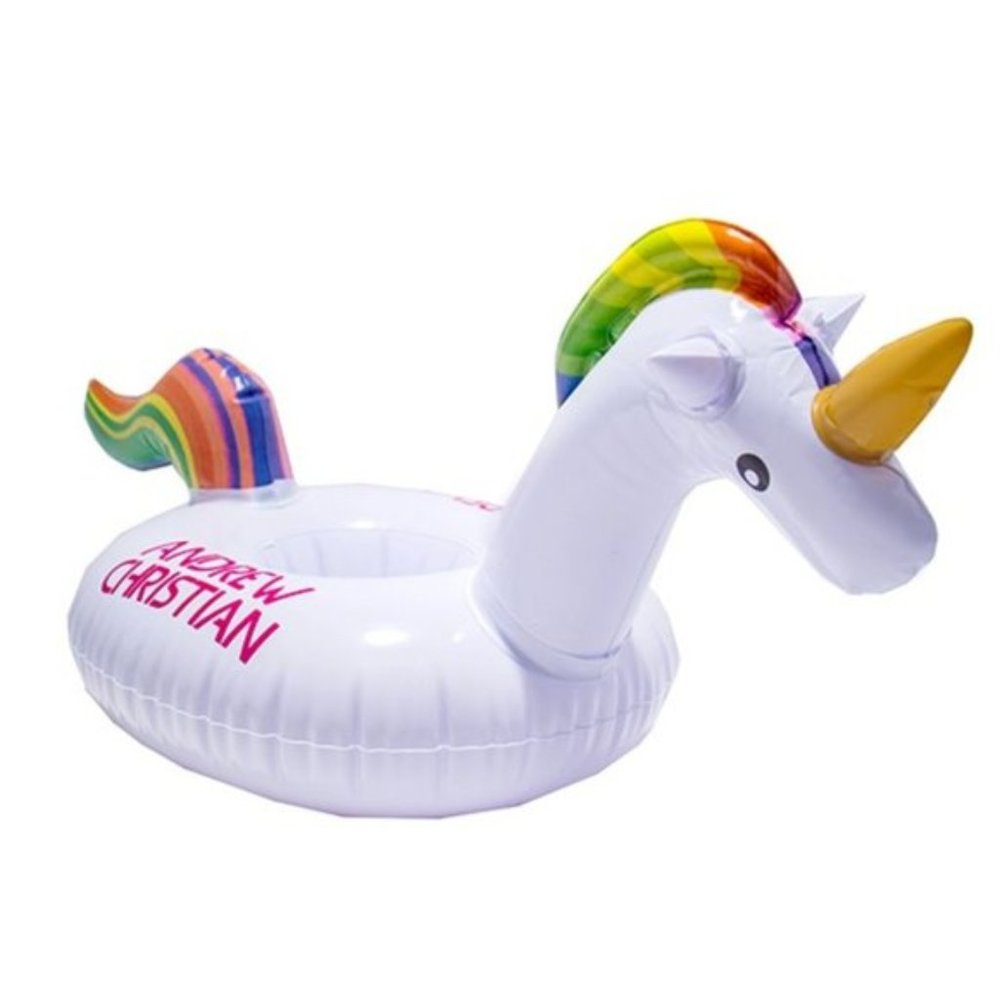 Andrew Christian Unicorn Pool Drink Holder NWTπ©²π - Picture 2 of 13